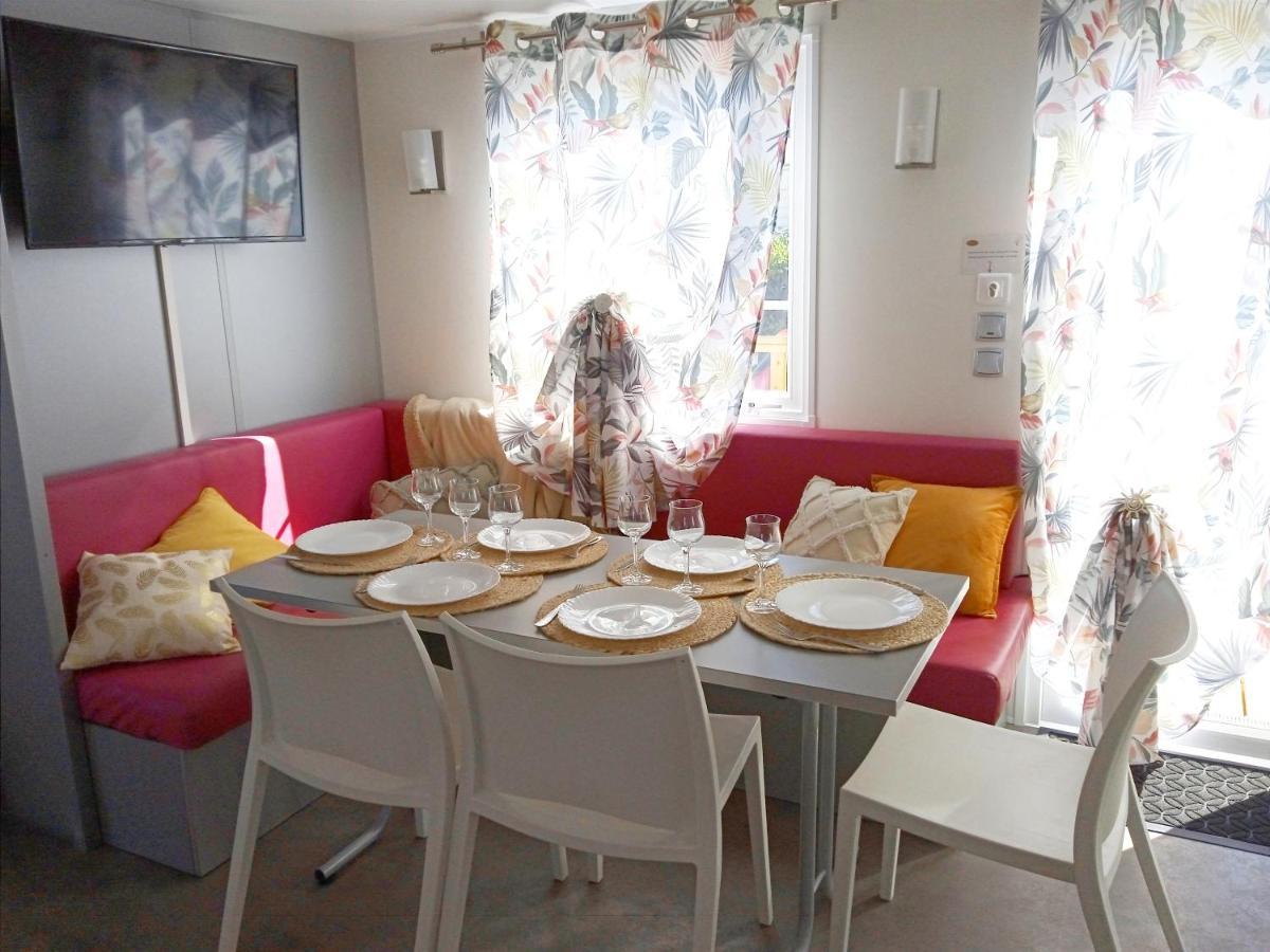 Mobil Home-Les Lins Bleus Biville-sur-Mer Exterior foto